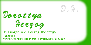 dorottya herzog business card